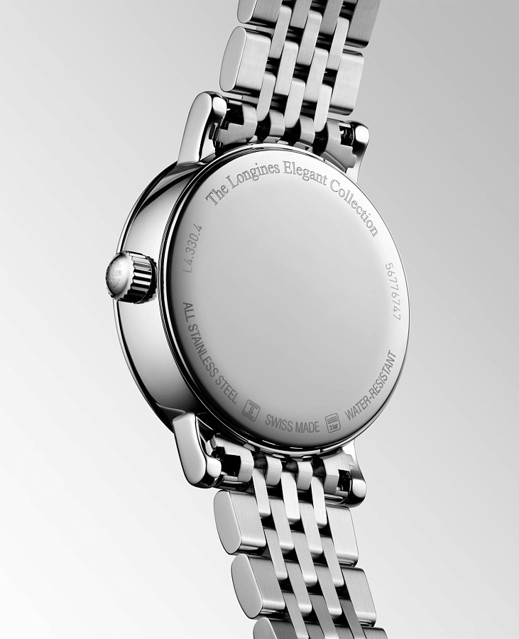 Часы Longines Elegant Collection Moonphase L4.330.4.87.6 — кварцевые, Швейцария, женские
