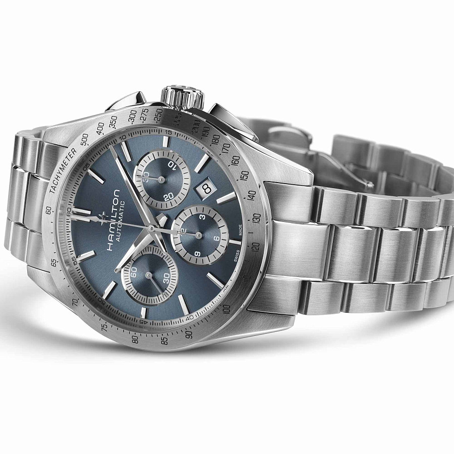 Часы Hamilton Jazzmaster Performer Auto Chrono H36656140 — нержавеющая сталь, мужские