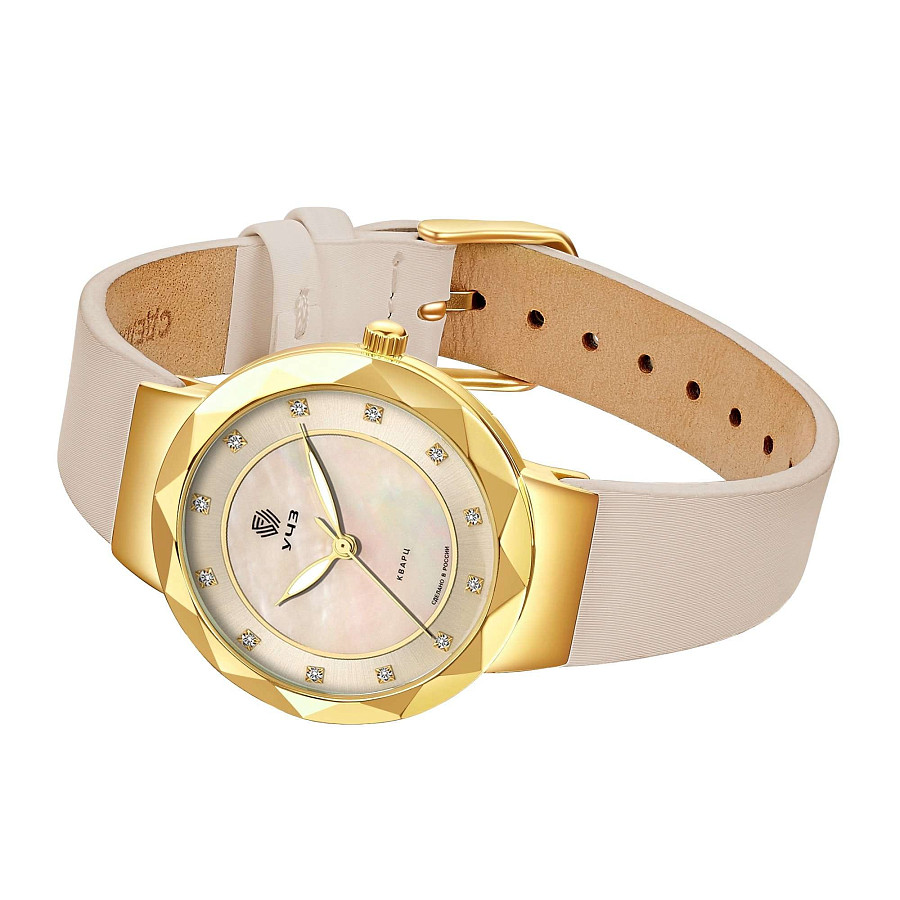 Часы УЧЗ Spectr 3026L-3 — кварцевые, латунь