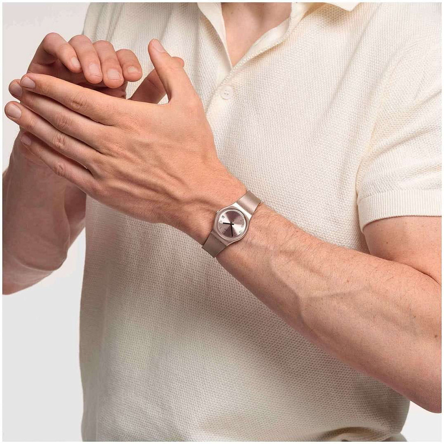 Часы Swatch Gent Standard GP403 — женские, бежевый