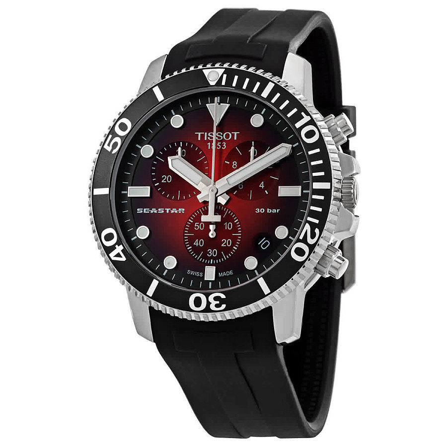 Часы Tissot Seastar 1000 Chronograph T120.417.17.421.00 — кварцевые, сталь металл