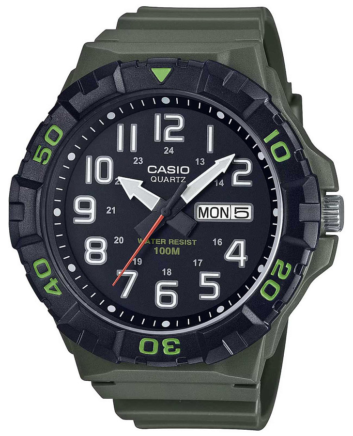Часы Casio Collection MRW-210H-3AVDF (MRW-210H-3A) — мужские, черный