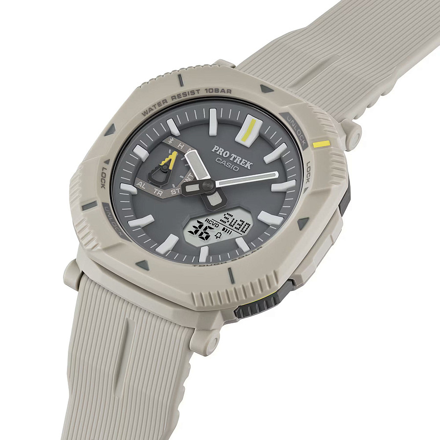 Часы Casio Pro Trek PRJ-B001-7DR (PRJ-B001-7) — кварцевые, пластик