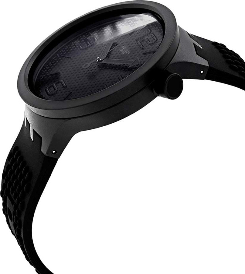Часы Swatch Big Bold Standard SO27B100 — черный, пластик