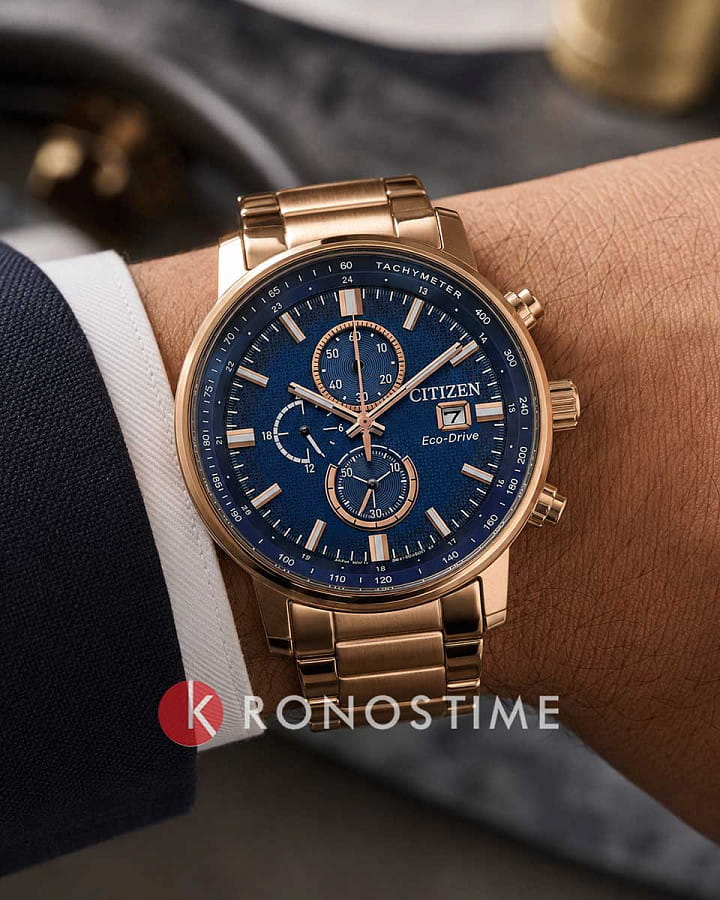 Часы Citizen Eco-Drive CA0843-89L — нержавеющая сталь с pvd-покрытием, мужские