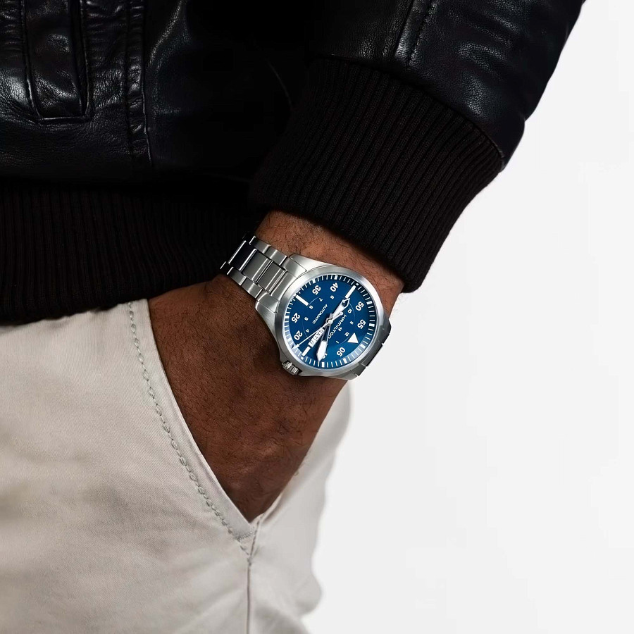 Часы Hamilton Khaki Aviation Pilot Day Date Auto H64635140 — Швейцария, механические