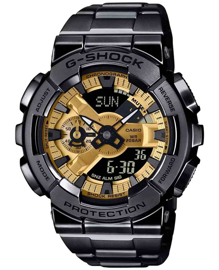 Часы Casio G-Shock GM-110BD-1A9 — мужские, золотой