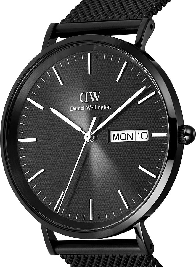 Часы Daniel Wellington Classic Day Display Onyx Black DW00100831 — кварцевые, сталь металл