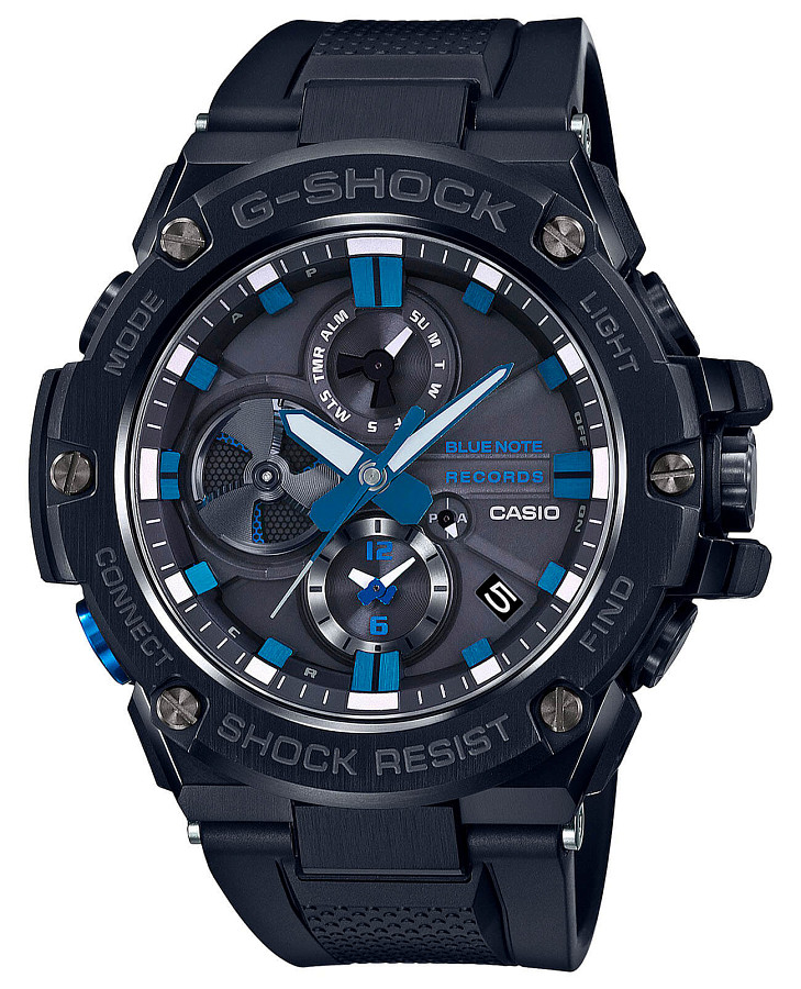 Часы Casio G-Shock GST-B100BNR-1A — мужские, черный
