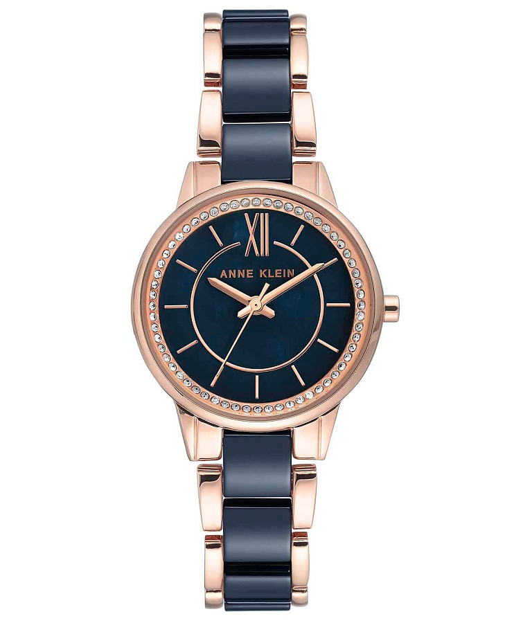 Часы Anne Klein Ceramics 3344NVRG — женские, синий