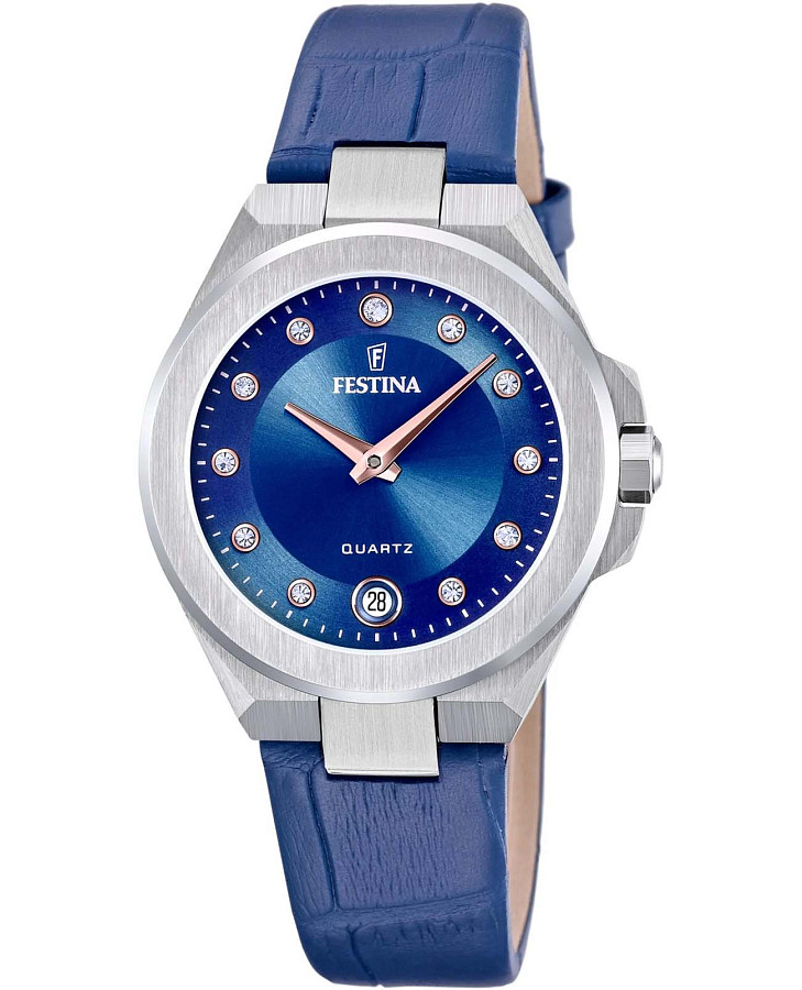Часы Festina Mademoiselle F20701/4 — женские, синий