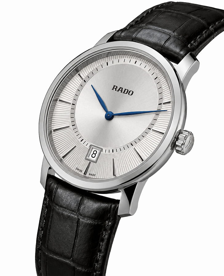 Часы Rado DiaMaster Gent Quartz XL R14078115 — кварцевые, сталь металл