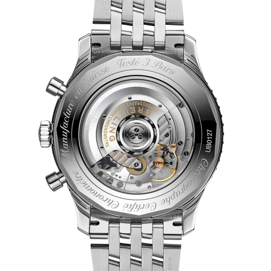 Часы Breitling Navitimer B01 Chronograph 46 UB0127211B1A1 — нержавеющая сталь, мужские