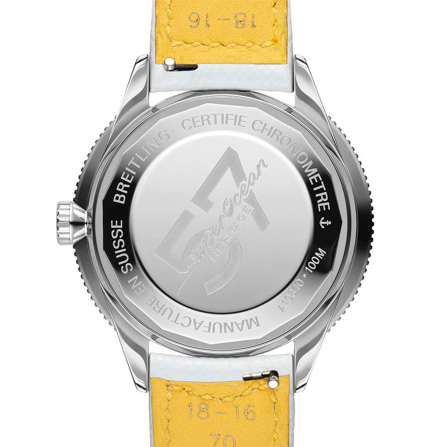 Часы Breitling Superocean Heritage ’57 Pastel Paradise A10340A71A1X1 — кожаный, женские
