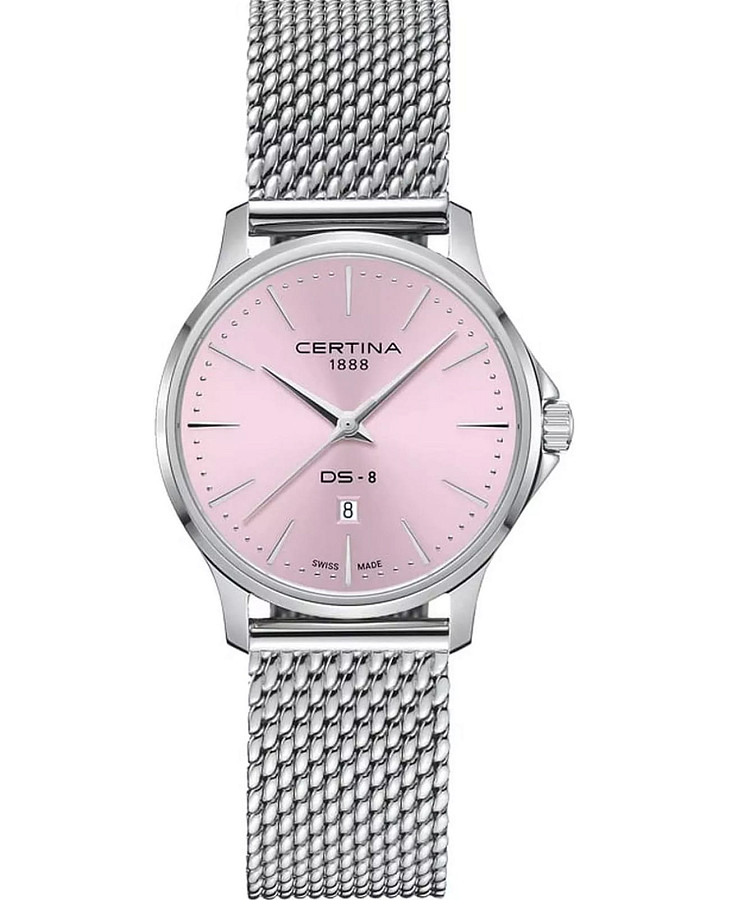 Часы Certina DS-8 Lady C045.010.11.331.00 — женские, розовый