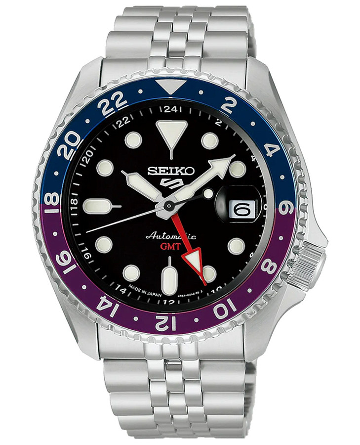 Часы Seiko 5 Sports SBSC021 — мужские, черный