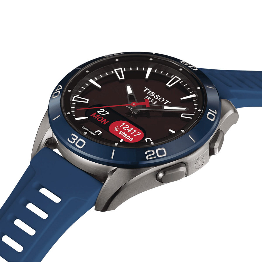 Часы Tissot T-Touch Connect Sport T153.420.47.051.01 — мужские, силикон