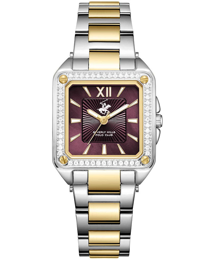 Часы Beverly Hills Polo Club BP3671C.280 — женские, бордовый