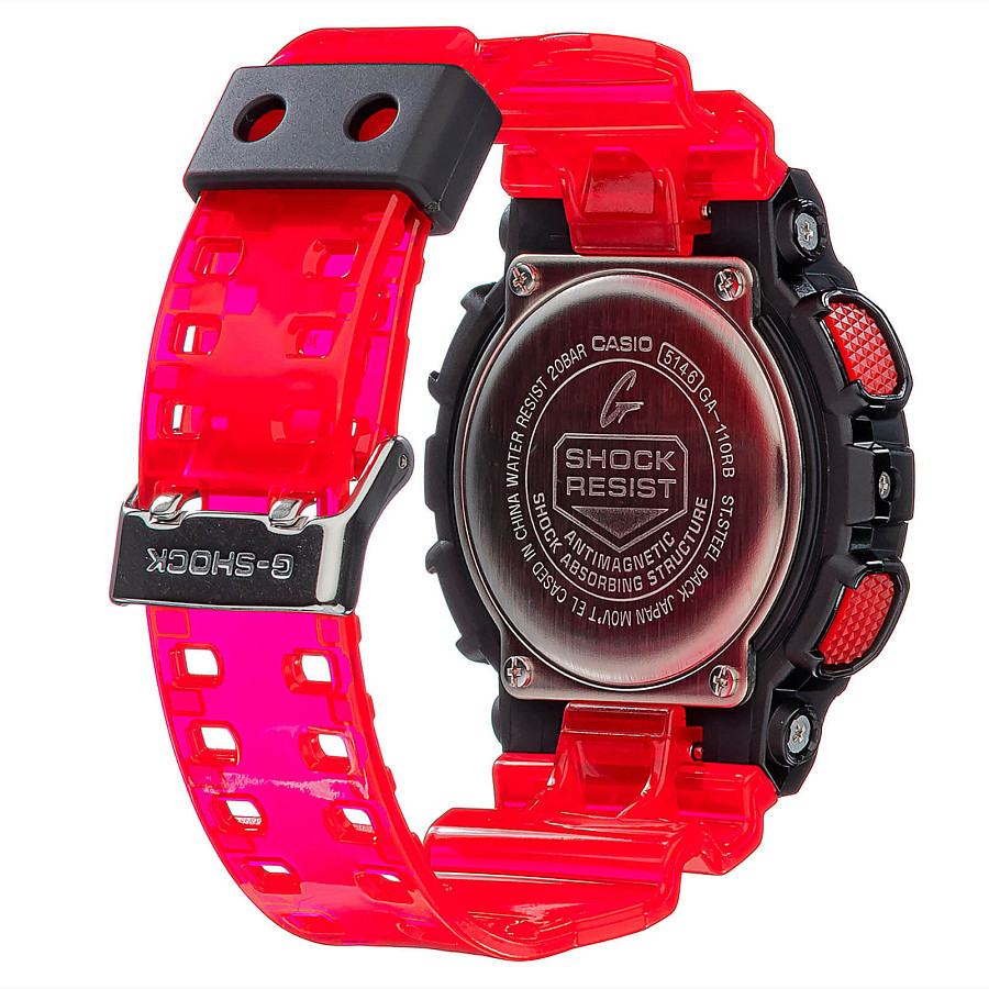 Часы Casio G-Shock GA-110RB-1A — пластик, мужские