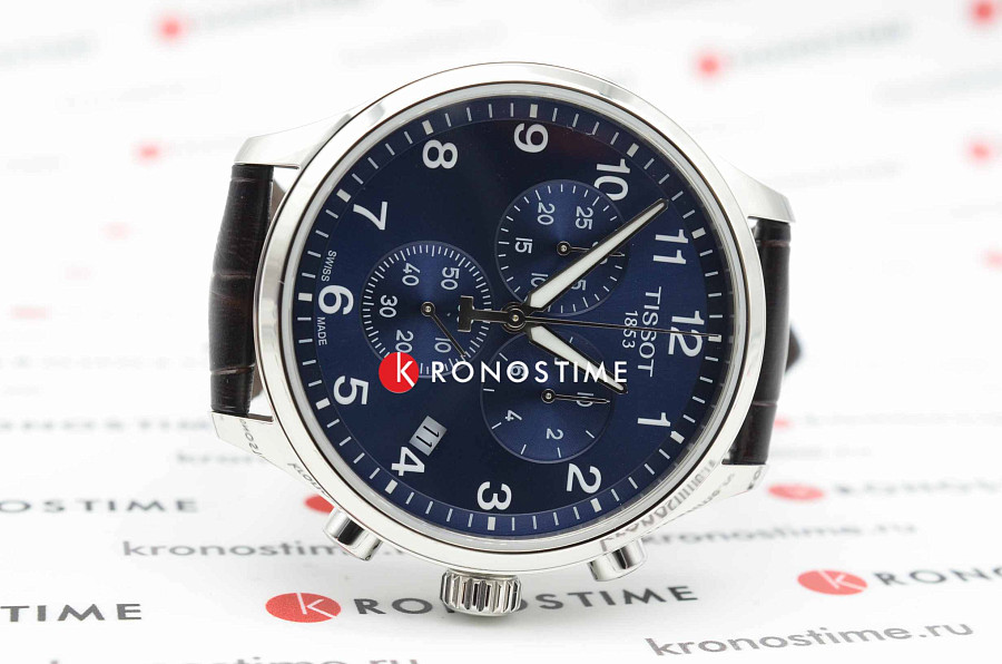 Часы Tissot Chrono XL Classic T116.617.16.047.00 — мужские, коричневый