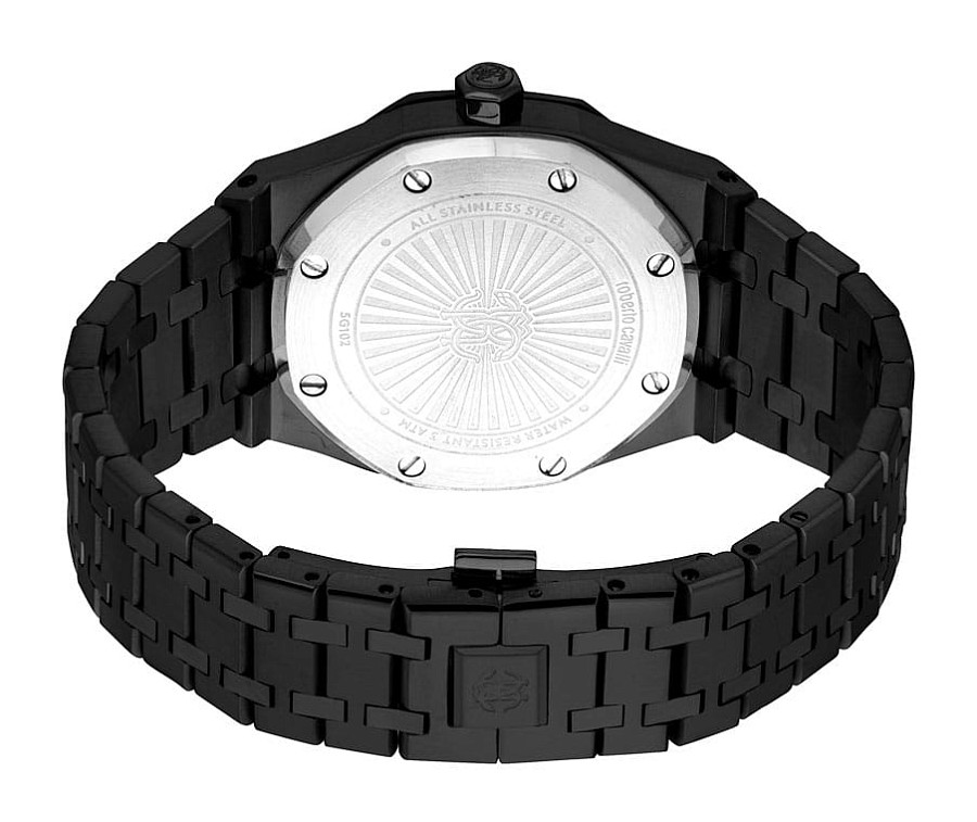 Часы Roberto Cavalli Uomo Ottagono RC5G102M0075 — кварцевые, металл сталь