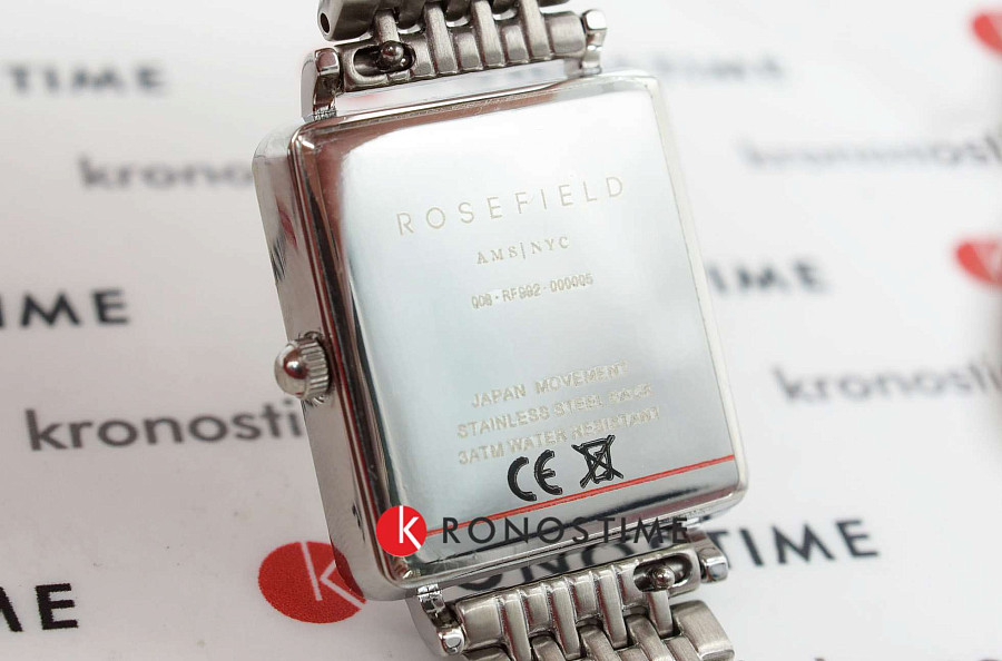 Часы Rosefield The Boxy QWSS-Q08 — нержавеющая сталь, женские