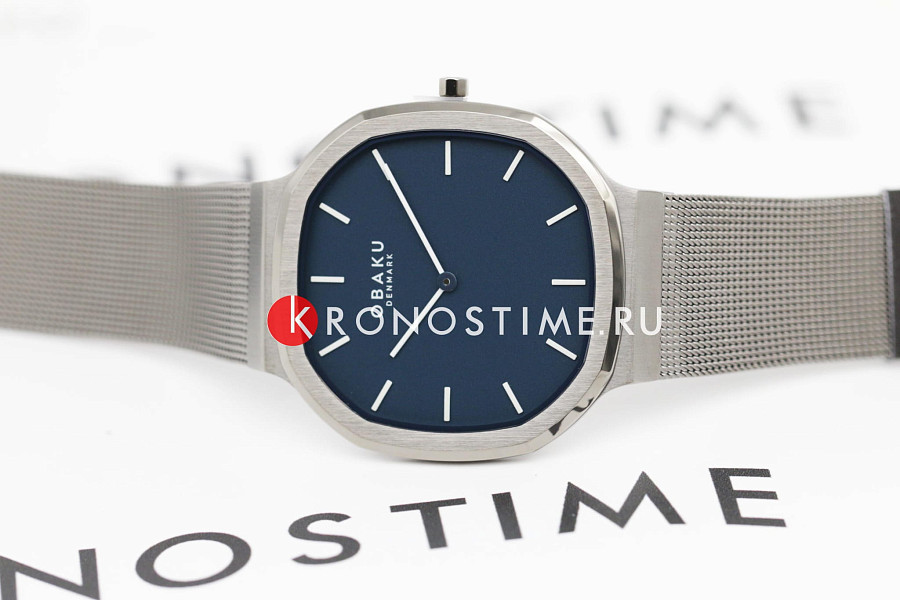 Часы Obaku Oktant V253GXJLMJ — кварцевые, сталь металл