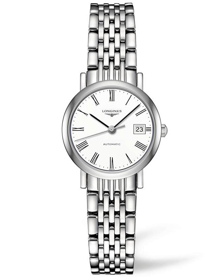Часы Longines Elegant Collection L4.309.4.11.6 — мужские, белый