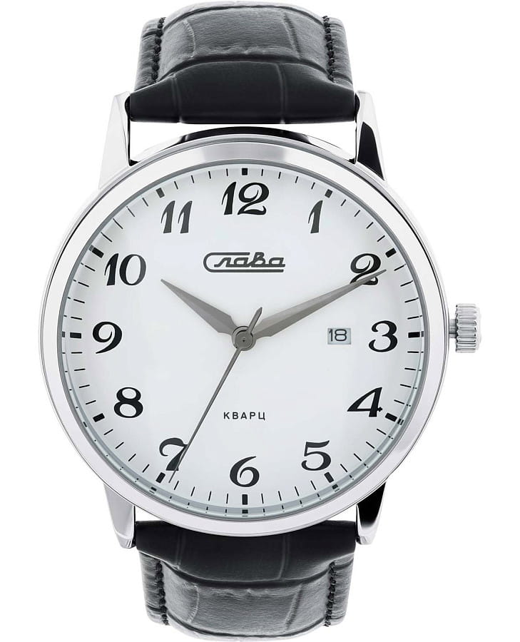 Часы Слава Традиция 2271744/300-2115 — мужские, белый