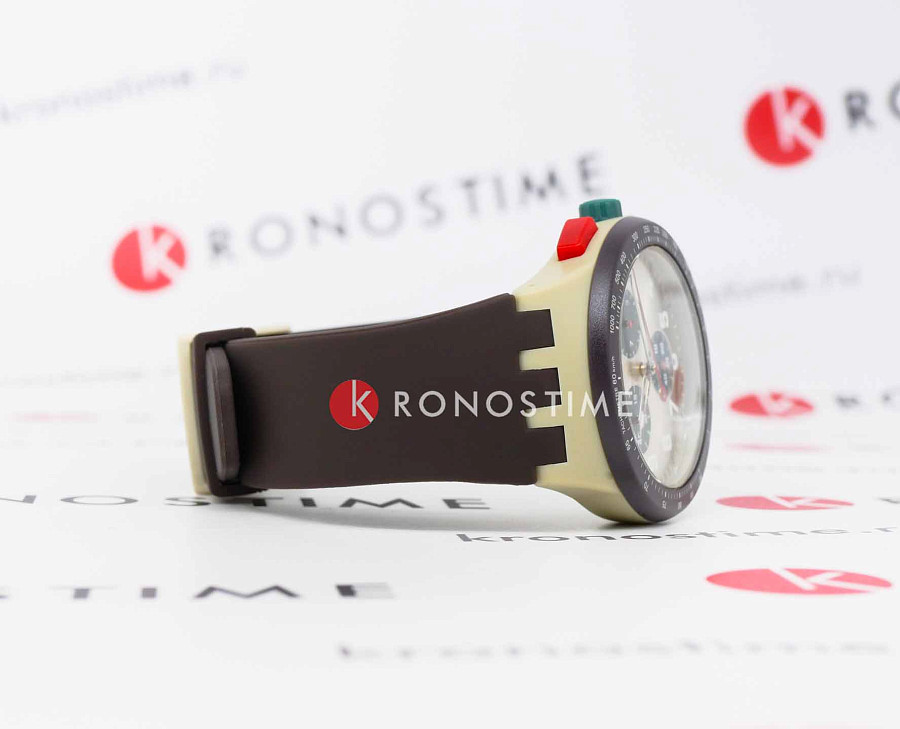 Часы Swatch Chrono 42 Standard SUST402 — силикон, женские