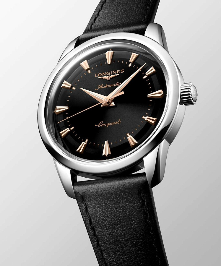 Часы Longines Heritage Classic L1.650.4.52.2 — кожаный, мужские