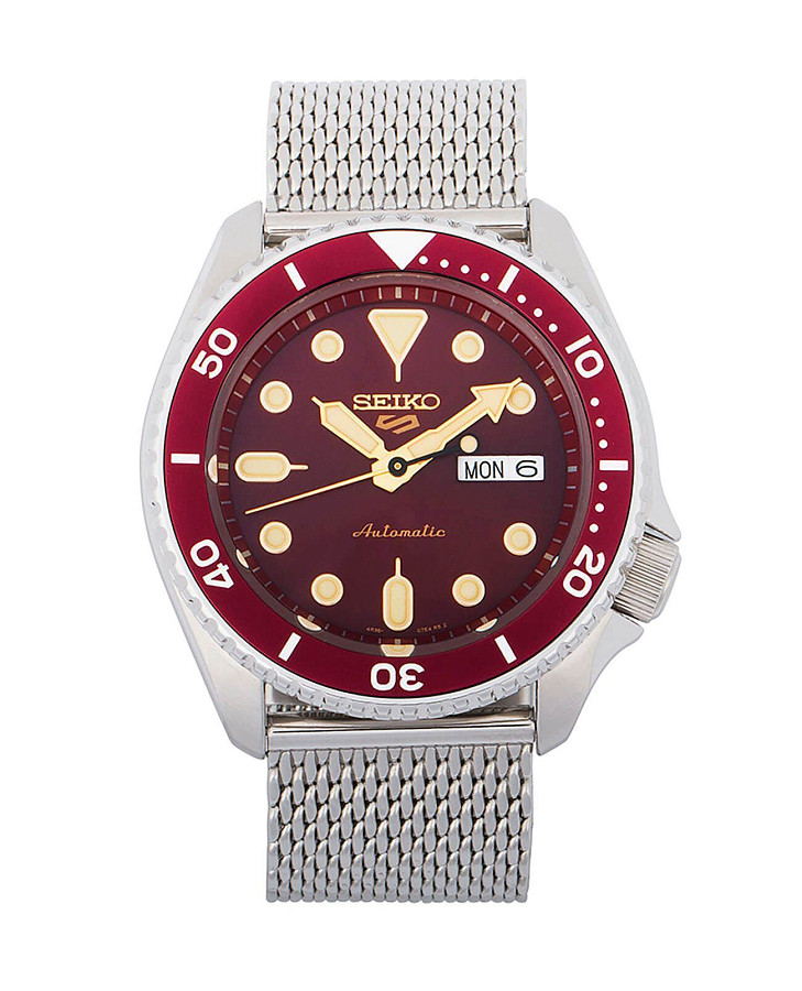 Часы Seiko 5 Sports SRPD69K1 — красный, сталь металл