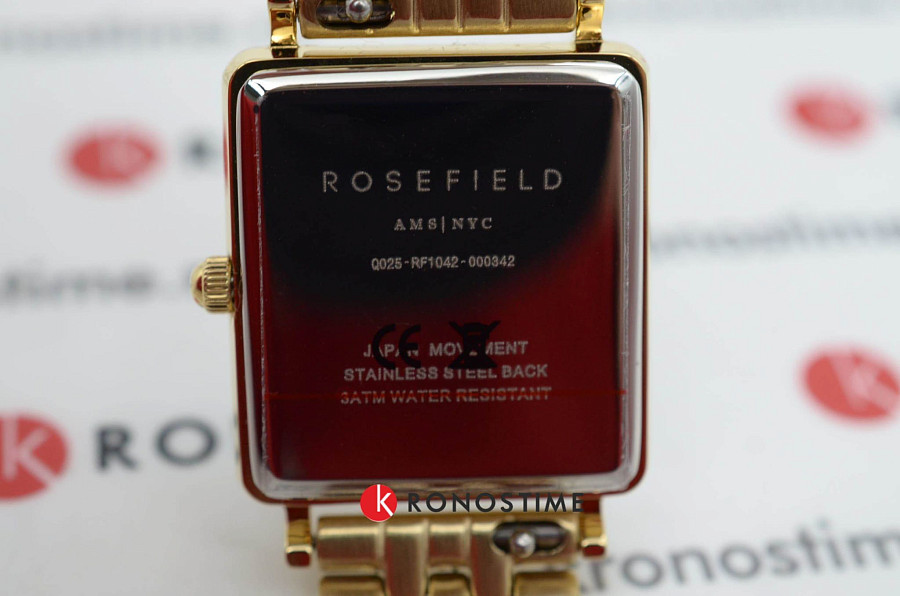Часы Rosefield The Boxy XS QMBG-Q025 — сталь c pvd покрытием, женские