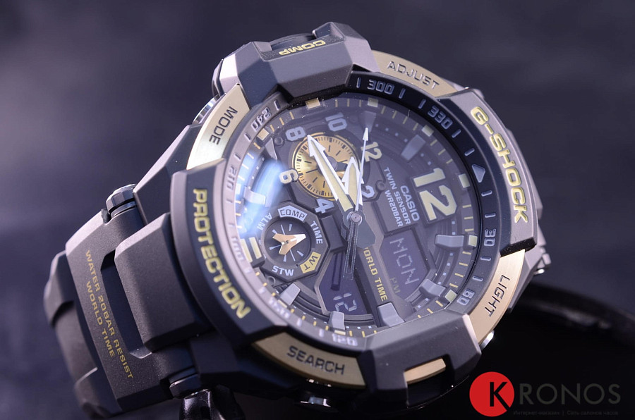 Часы Casio G-Shock GA-1100-9G — пластик, Япония