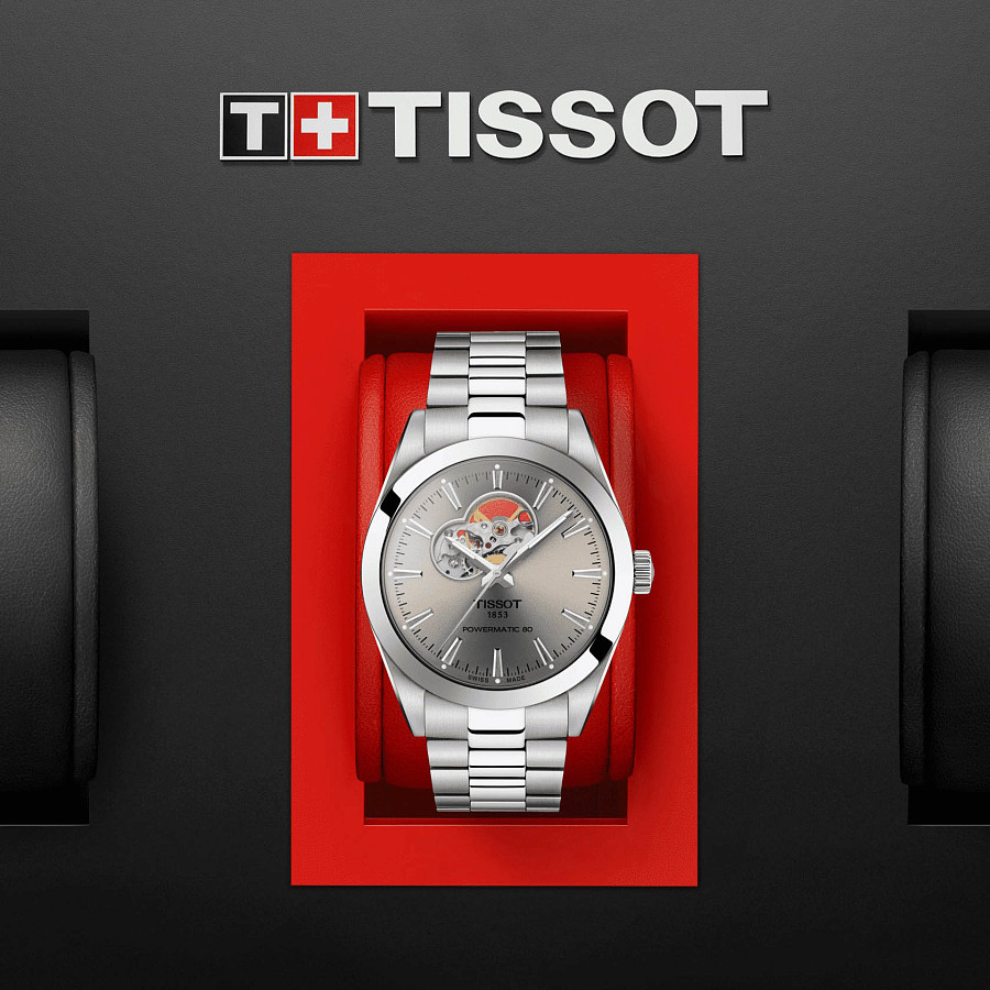 Часы Tissot Gentleman Powermatic 80 Silicium T127.407.11.081.00 — Швейцария, механические