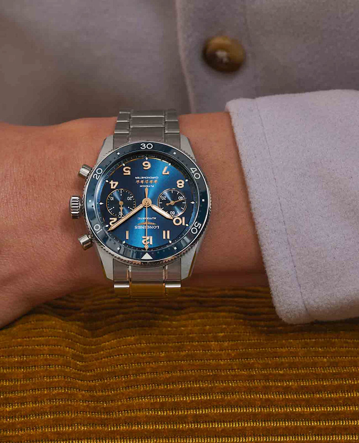 Часы Longines Spirit Flyback L3.821.4.93.6 — артикул L38214936