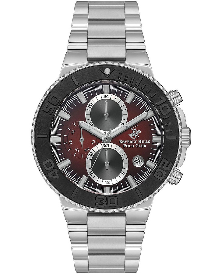 Часы Beverly Hills Polo Club BP3540X.380 — мужские, бордовый