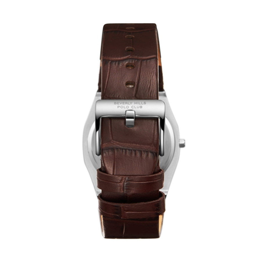 Часы Beverly Hills Polo Club Slim Tech Quartz Gents BP3924X.392 — кожаный, мужские