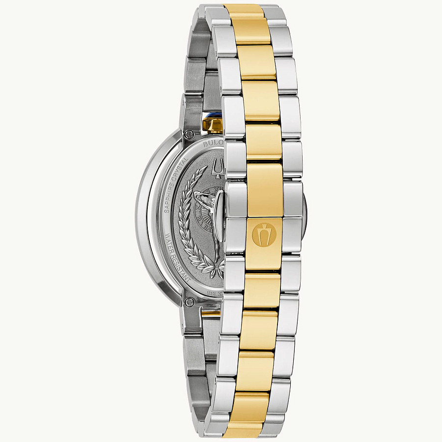 Часы Bulova Rubaiyat 98L320 — нержавеющая сталь с pvd-покрытием, женские