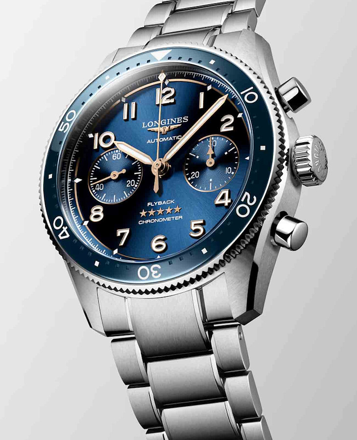 Часы Longines Spirit Flyback L3.821.4.93.6 — сталь металл, Швейцария