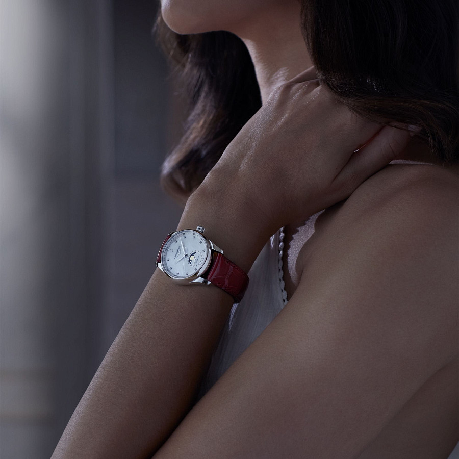 Часы Longines Master Collection L2.409.4.87.2 — кожаный, женские