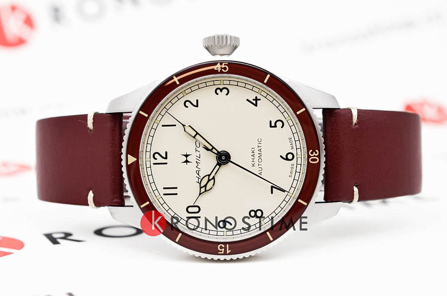 Часы Hamilton Khaki Aviation Pilot Pioneer Auto 38mm H76265810 — механические, металл сталь
