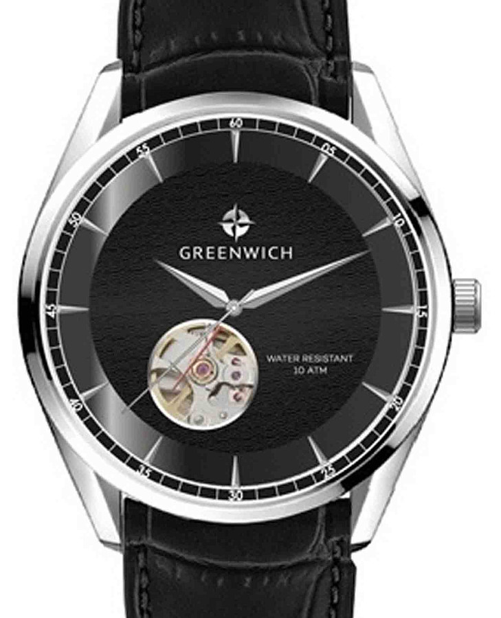 Часы Greenwich GW 075.11.31 — механические, сталь металл