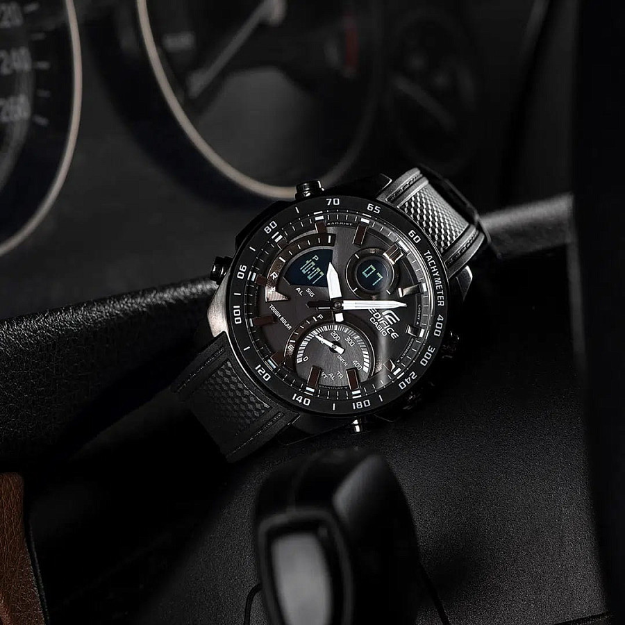 Часы Casio Edifice ECB-900PB-1ADR (ECB-900PB-1A) — мужские, силикон