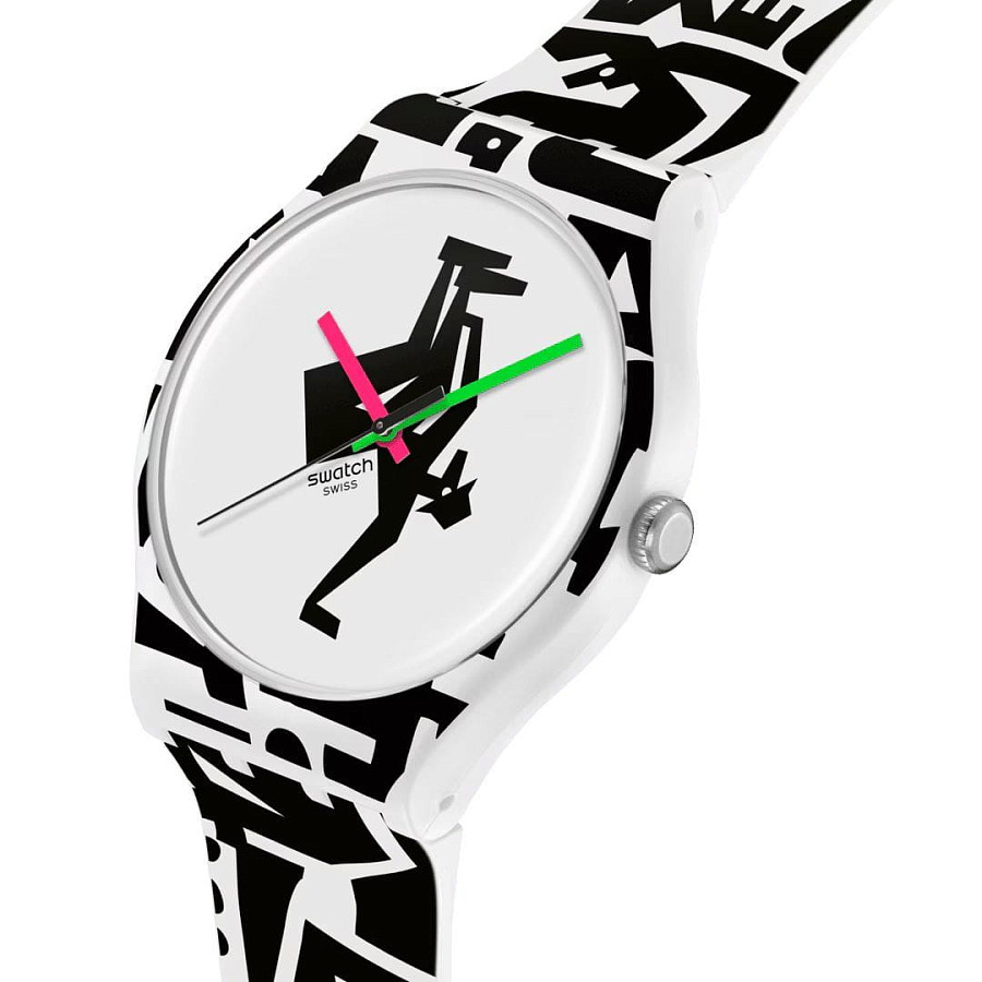 Часы Swatch New Gent Biosourced SO29Z147 — кварцевые, пластик