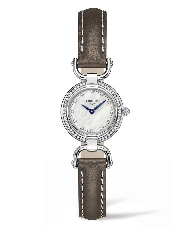 Часы Longines Equestrian Collection L6.129.0.87.2 — женские, перламутровый