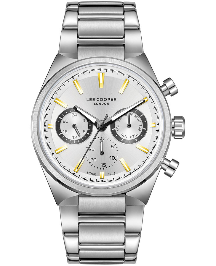 Часы Lee Cooper LC08174.330 — мужские, серебристый