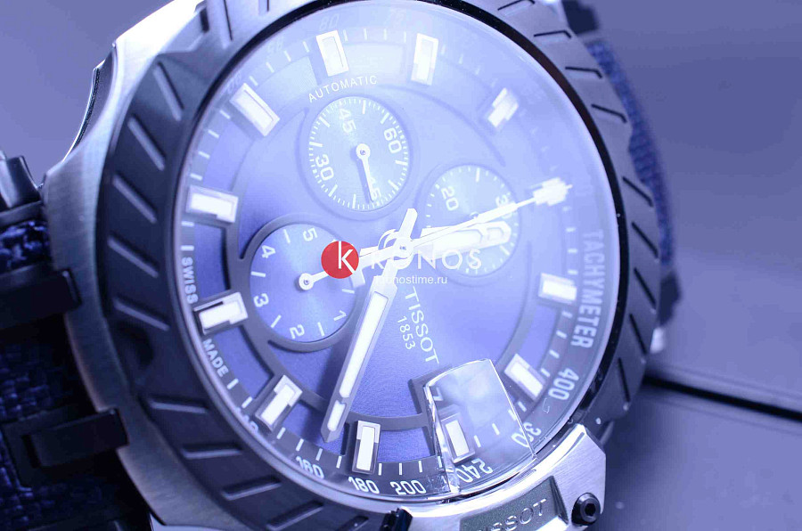 Часы Tissot T-Race Automatic Chronograph T115.427.27.041.00 — сталь металл, механические
