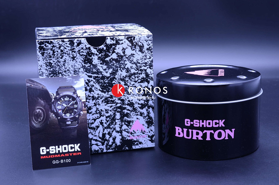 Часы Casio G-Shock GG-B100BTN-1A — карбон, мужские, Япония
