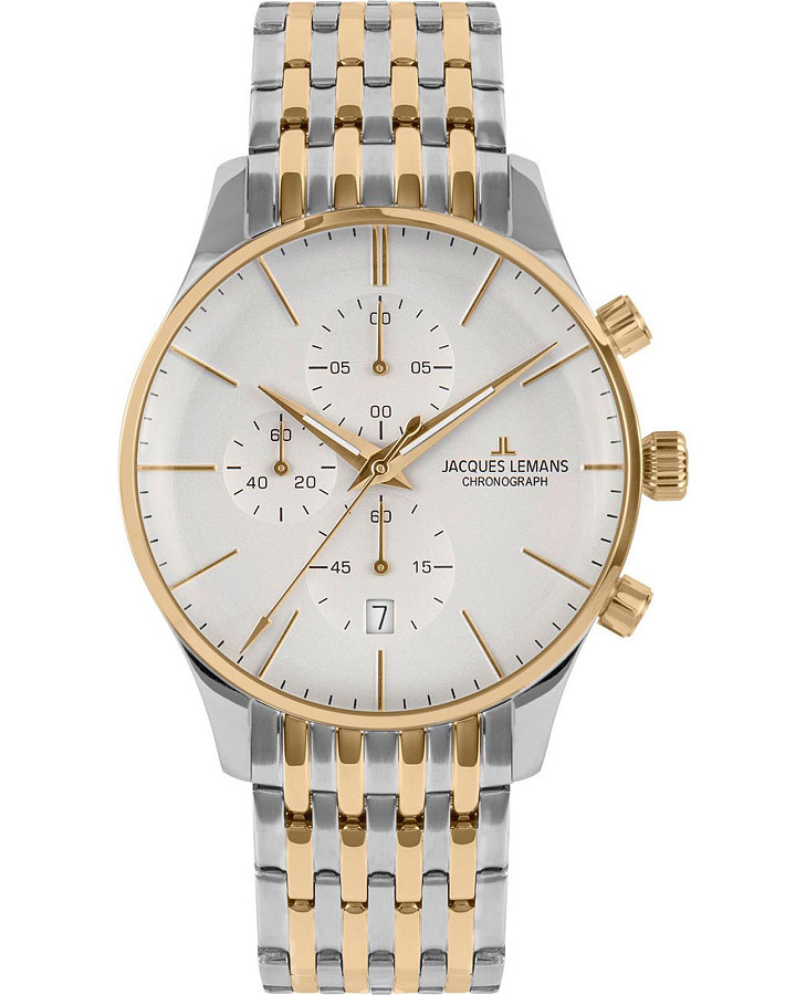 Часы Jacques Lemans London 1-2163J — мужские, белый